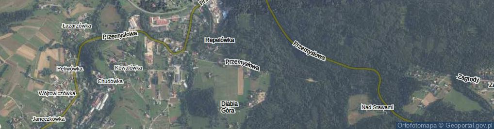 Zdjęcie satelitarne Przemysłowa ul.