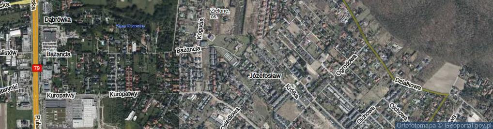 Zdjęcie satelitarne Przepiórki ul.