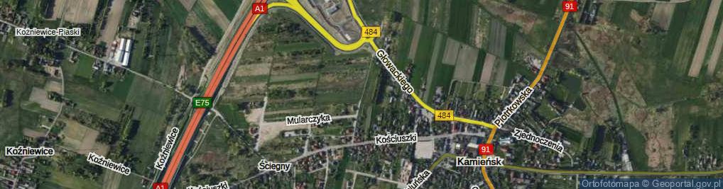 Zdjęcie satelitarne Przerębskiego Mikołaja ul.