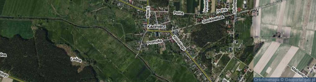Zdjęcie satelitarne Promyka ul.