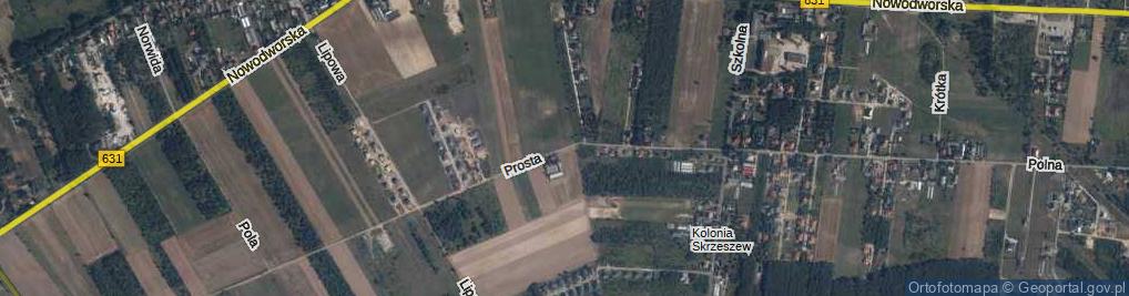 Zdjęcie satelitarne Prosta ul.
