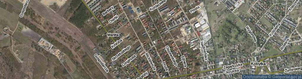 Zdjęcie satelitarne Prusa Bolesława ul.