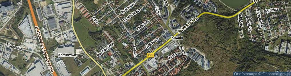 Zdjęcie satelitarne Przy Sadzie ul.