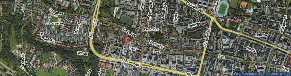 Zdjęcie satelitarne Przybyszewskiego Stanisława ul.