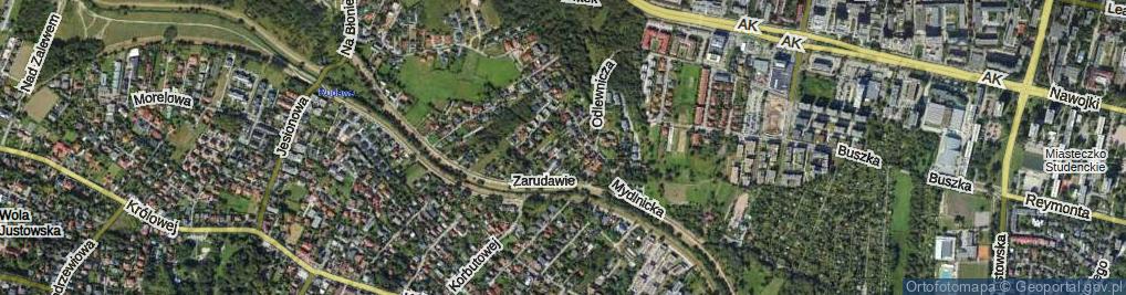 Zdjęcie satelitarne Przesmyk ul.