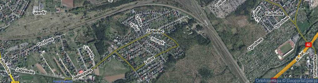 Zdjęcie satelitarne Promyk ul.