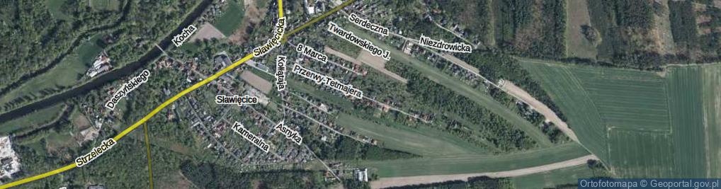 Zdjęcie satelitarne Przerwy-Tetmajera Kazimierza ul.