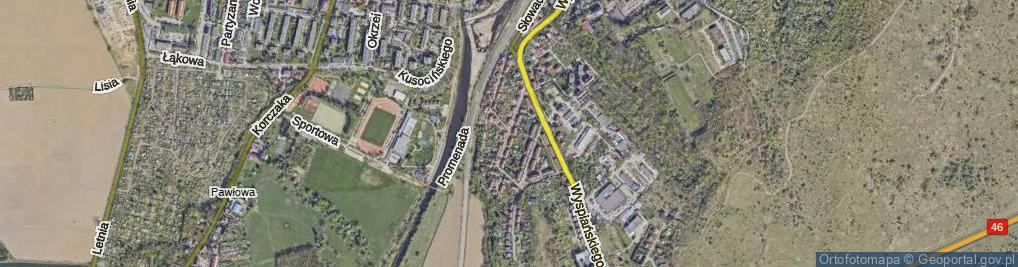 Zdjęcie satelitarne Przerwy-Tetmajera Kazimierza ul.