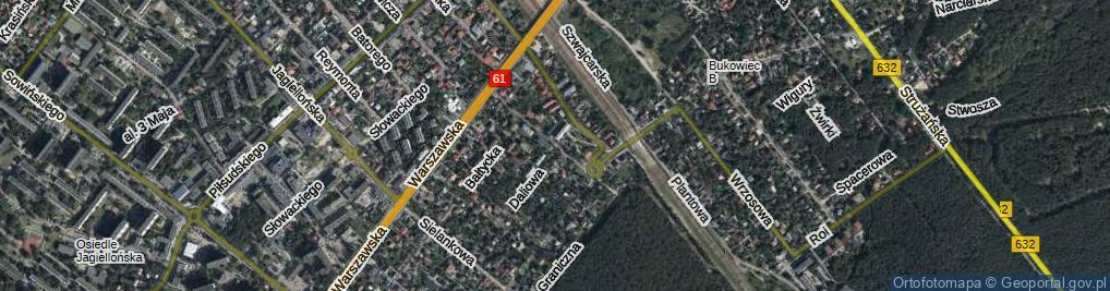 Zdjęcie satelitarne Przemysłowa ul.