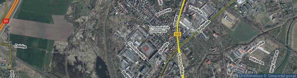 Zdjęcie satelitarne Przemkowska ul.