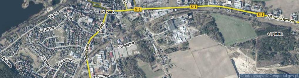 Zdjęcie satelitarne Przemysłowa ul.