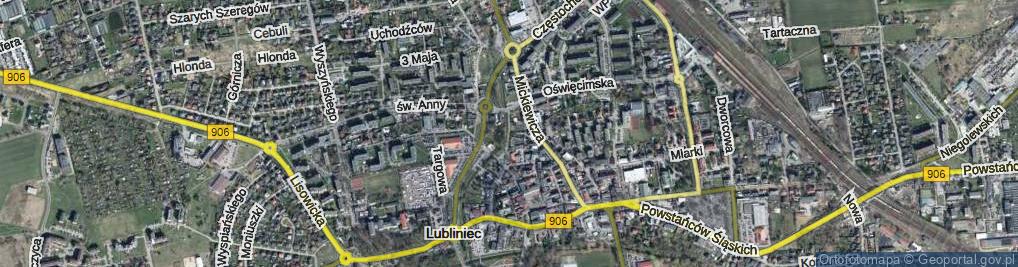 Zdjęcie satelitarne Promenada ul.