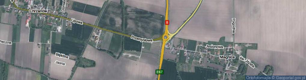 Zdjęcie satelitarne Przemysłowa ul.