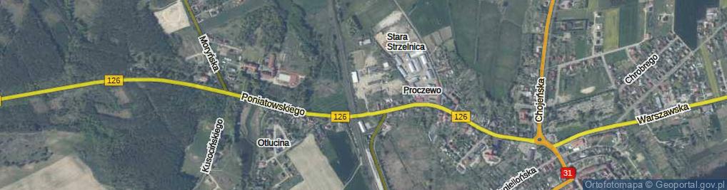 Zdjęcie satelitarne Przemysłowa ul.