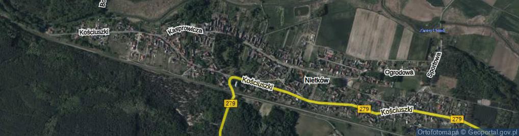 Zdjęcie satelitarne Przedszkolna ul.