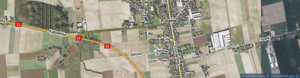 Zdjęcie satelitarne Przedszkolna ul.