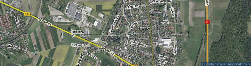 Zdjęcie satelitarne Prosta ul.