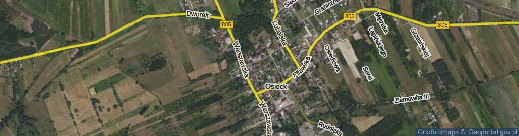 Zdjęcie satelitarne Przechodnia ul.