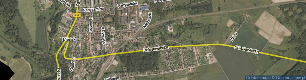 Zdjęcie satelitarne Prosta ul.