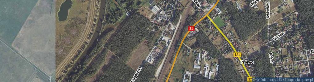 Zdjęcie satelitarne Przemysłowa ul.