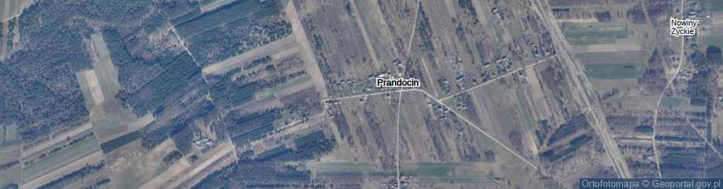 Zdjęcie satelitarne Prandocin ul.