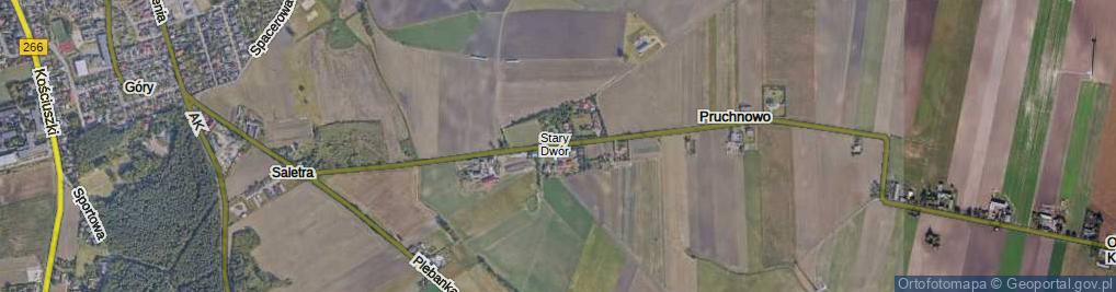 Zdjęcie satelitarne Pruchnowo ul.