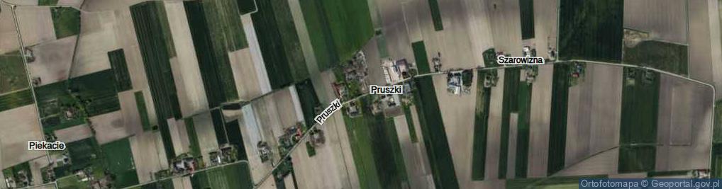 Zdjęcie satelitarne Pruszki ul.