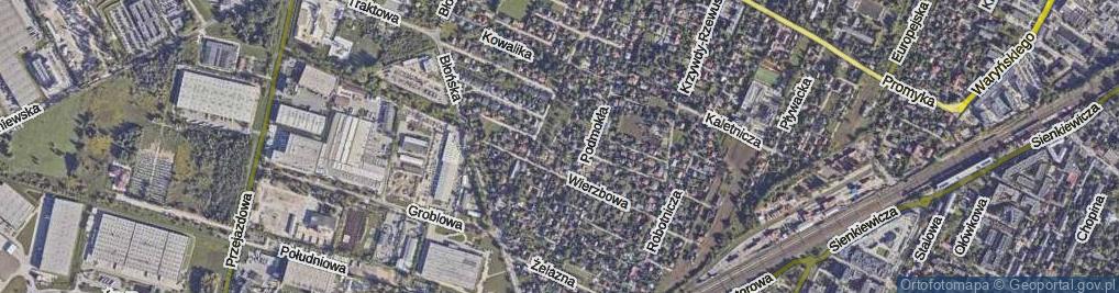 Zdjęcie satelitarne Przechodnia ul.