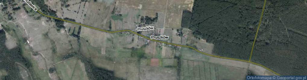 Zdjęcie satelitarne Pruszków ul.