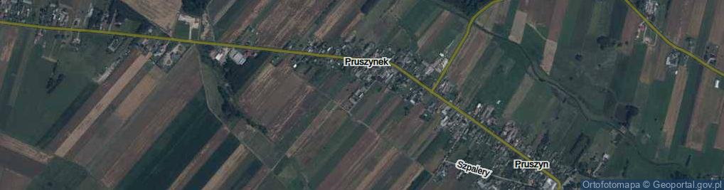 Zdjęcie satelitarne Pruszynek ul.