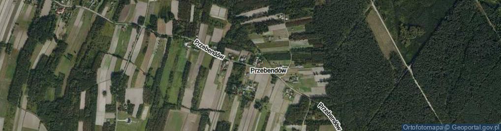 Zdjęcie satelitarne Przebendów ul.