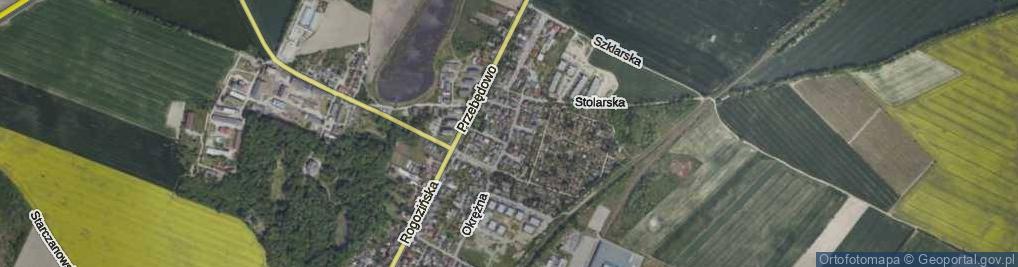 Zdjęcie satelitarne Przewozowa ul.