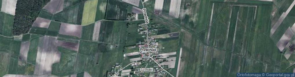 Zdjęcie satelitarne Przechód ul.