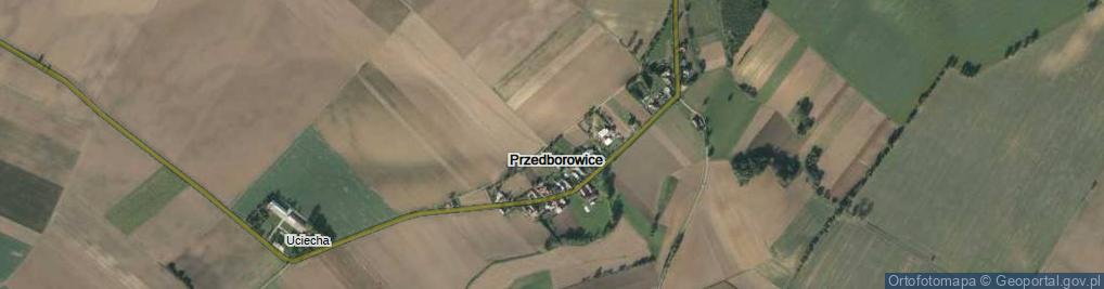 Zdjęcie satelitarne Przedborowice ul.