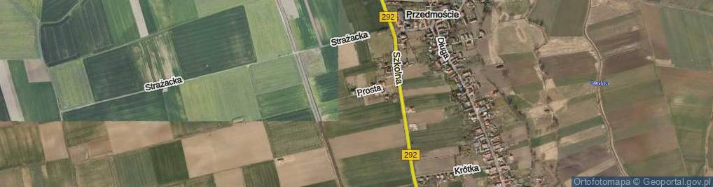 Zdjęcie satelitarne Prosta ul.