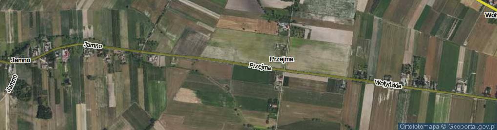 Zdjęcie satelitarne Przejma ul.