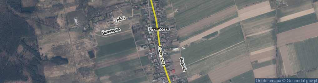 Zdjęcie satelitarne Przemocze ul.