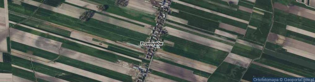 Zdjęcie satelitarne Przemysłów ul.