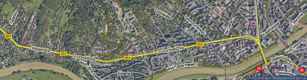 Zdjęcie satelitarne Przybyszewskiego Stanisława ul.