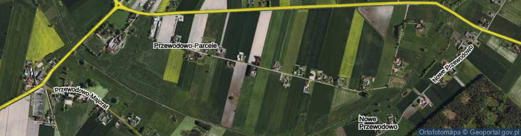 Zdjęcie satelitarne Przewodowo-Parcele ul.
