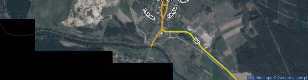 Zdjęcie satelitarne Przewóz-Podrosche ul.