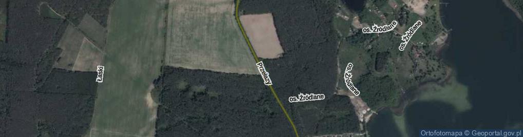 Zdjęcie satelitarne Przełazy ul.