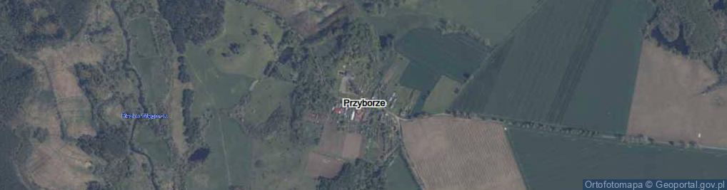 Zdjęcie satelitarne Przyborze ul.