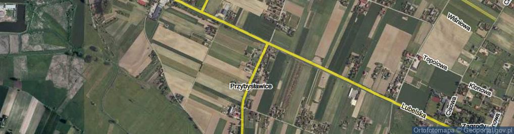 Zdjęcie satelitarne Przybysławice ul.