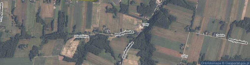 Zdjęcie satelitarne Przybysławice ul.