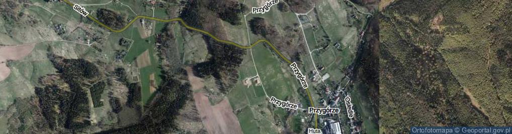 Zdjęcie satelitarne Przygórze ul.