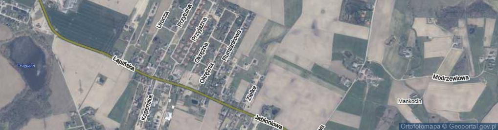 Zdjęcie satelitarne Promienna ul.
