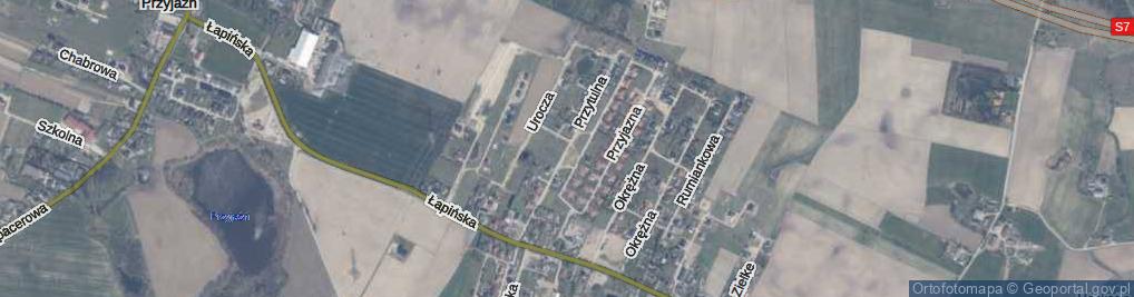 Zdjęcie satelitarne Przytulna ul.
