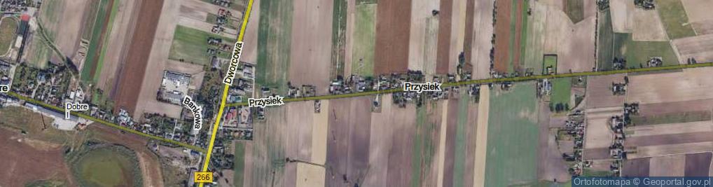 Zdjęcie satelitarne Przysiek ul.