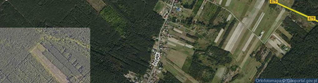 Zdjęcie satelitarne Przyłęk ul.